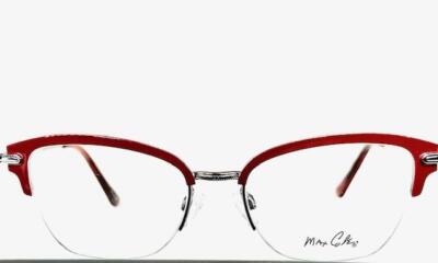 New Max Cole MC-1517 Col.30 Reddish Brown (Mauve) Eyeglasses  display picture 2