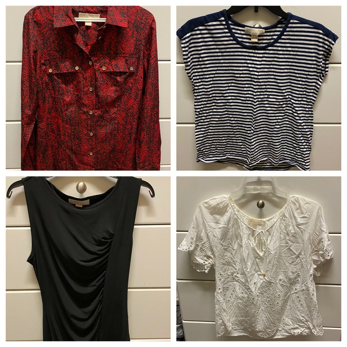 Lot Of 8 MICHAEL KORS MK Small Medium Dresses Tops Blouses Authentic Party MINT