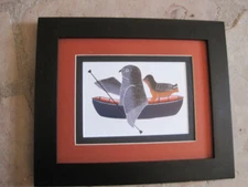 NIKOTAI MILLS - Following the Rou  - INUIT Cape Dorset  Framed matted print 8X10