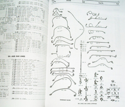 Harley Parts Manual Catalog Book 1936 to 1948 Knucklehead UL