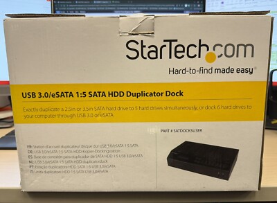 USB 3.0 /eSATA 1:5 SATA HDD Duplicator Dock