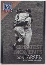 2019 Topps Series 2 DON LARSEN BLACK Parallel 150 Years of Pro BB /299 GM-11