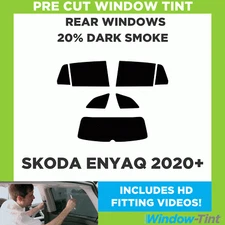 For Skoda Enyaq 2020+ Pre Cut Window Tint Kit 20% Dark Rear Car Tinting Film