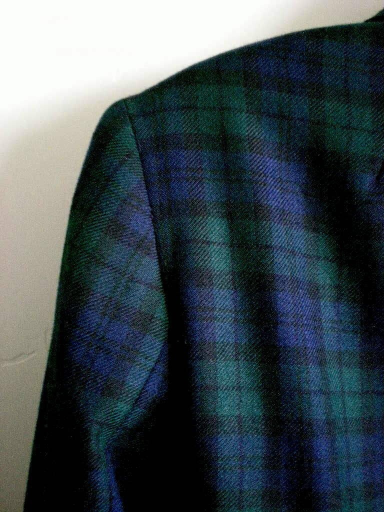 Pendleton 10 Jacket Dark Blue & Green Tartan Plai… - image 4