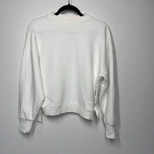 Sudadera Scotch & Soda Mujer S Blanca Manga Larga Cuello Redondo Mezcla Orgánica - Imagen 5 de 14