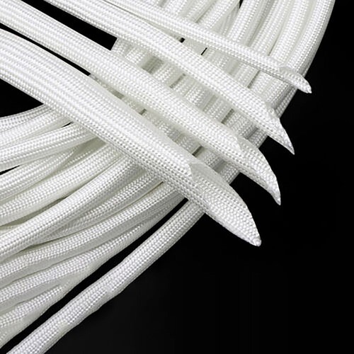 Φ1mm~Φ50mm White Fibreglass Cable Sleeve, Cord Wrap Wire Protector Tubing 600°C - Picture 2 of 5