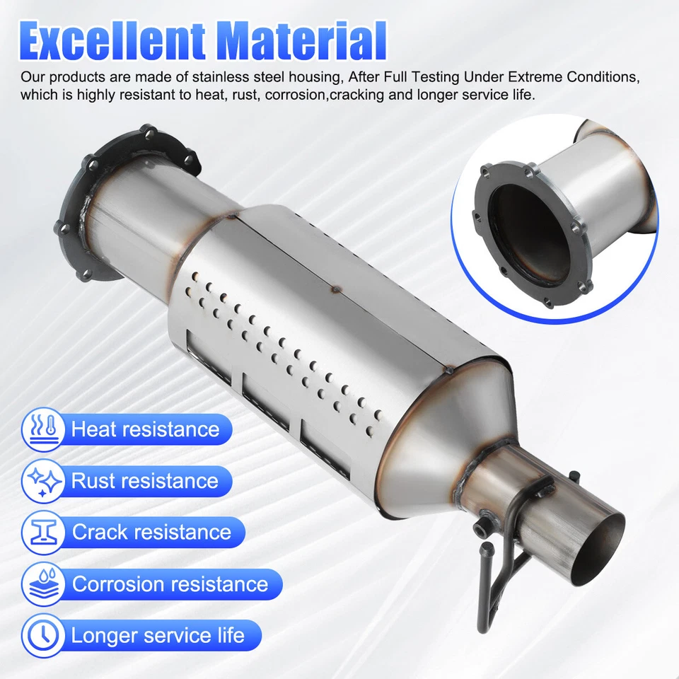 Catalytic Converter+DPF For 2008-2010 Ford F-350/450/550 Super Duty Diesel 6.4L Foto 4 de 4