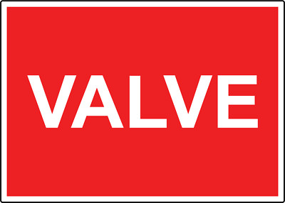 VALVE | Laminated Vinyl Decal Sticker Label | eBay