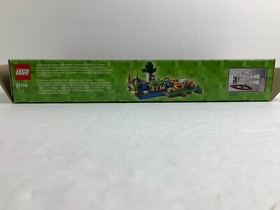LEGO Minecraft The Farm Set 21114 includes Steve, Skeleton, Sheep, and Cow