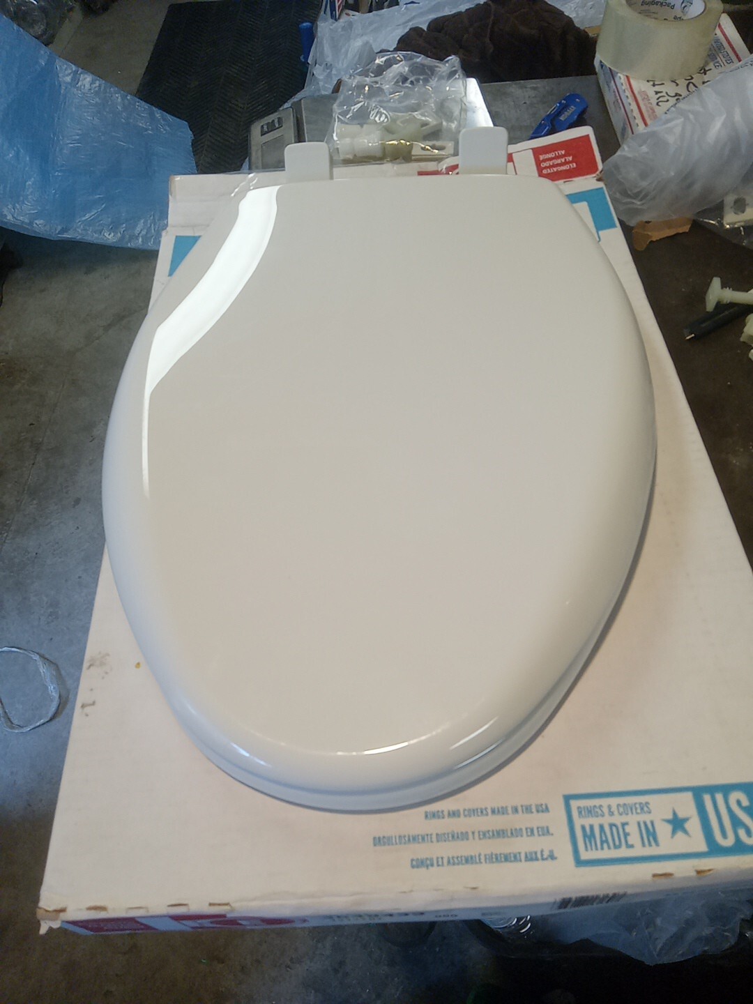 Mansfield Elongated Toilet Seat Model 3649433 1311787 White. eBay