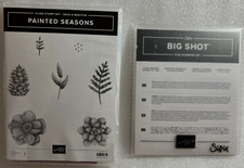Stampin Up Cling Painted Seasons Stamps Four Seasons Dies Brand New