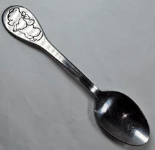 Tommee Tippee Stainless Toddler Spoon 5 3/8" Winnie Pooh Bear VTG Replacement