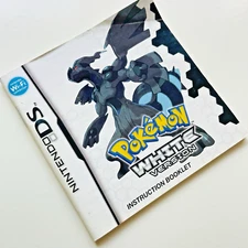 Pokemon White Version Nintendo DS Original Instruction Booklet Only   NO GAME 