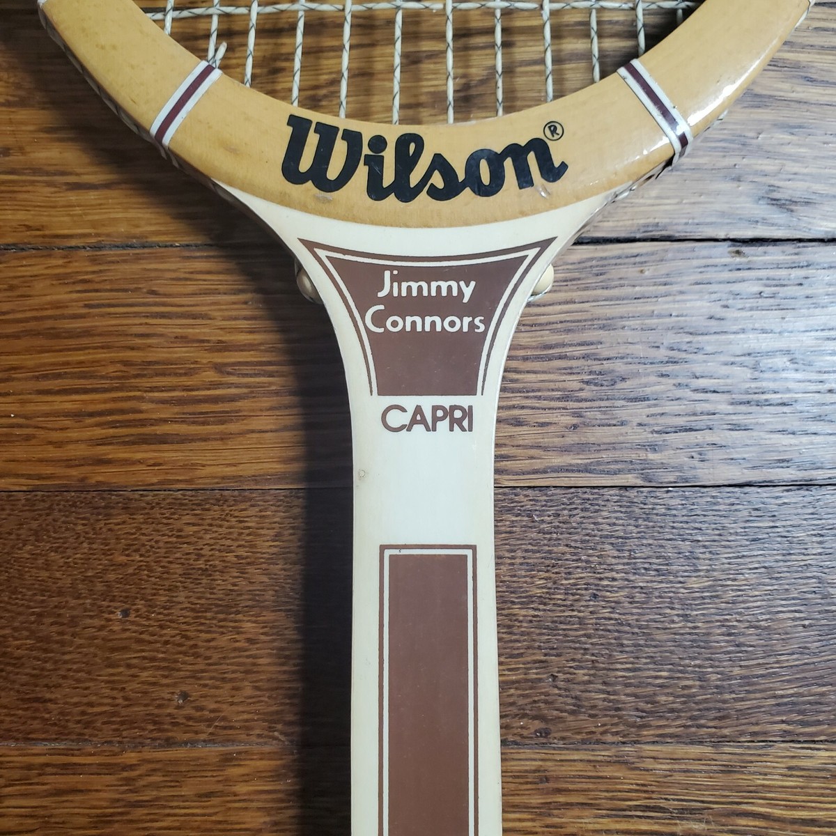 Raquette De Tennis Vintage Wilson - Modèle Jimmy Connors Capri - Collection