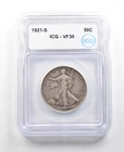 1921-S Walking Liberty Half Dollar VF30 ICG *6277
