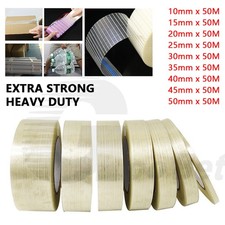 Filament Reinforced Strapping Fiberglass Tape 10/15/20/25/30/35/40/45/50mm x 50M