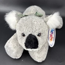 2001 Mary Meyer Flip Flops Koala Plush Gray Grey Bear Floppy Beanbag 12"