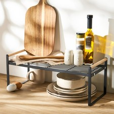 OHS Kitchen Shelf Organiser Countertop Storage Wire Rack Stand Metal Frame