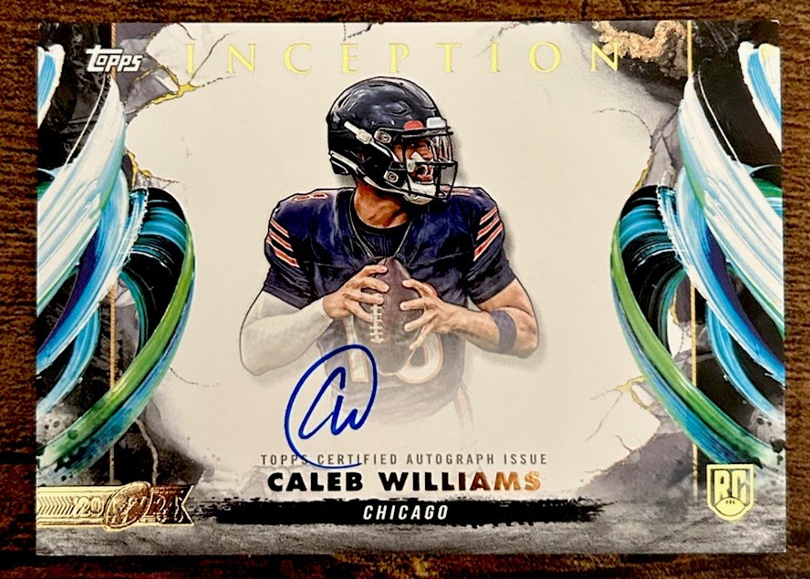 2024 Topps Inception Caleb Williams On Card Auto Rookie Variation RAV-CW