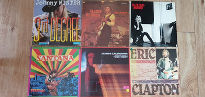 6 Vinyl Blues, Rock / Amiga / Ellen Foley, Randy California, Eric ClaptonSantana