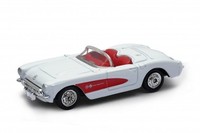 Chevrolet Corvette 1957 - 3 Inches 7,5 Cm 1/64 Welly Spielzeug Modellauto SUP79