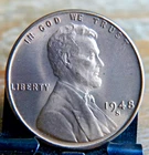 1948 S LINCOLN WHEAT PENNY UNC ?