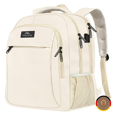 matein laptop rucksack damen 15,6 zoll notebook arbeitsrucksack elegant mit u...