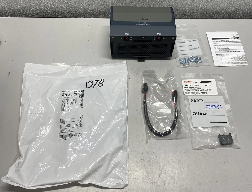 Módulo de bateria Emerson para fontes de alimentação ininterruptas SDU24BATB - Imagem 3 de 3