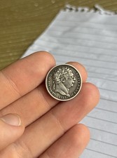 1817 George III One 1/- Shilling Coin 9.25 Silver Very Fine Collectable Grade