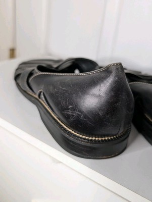 Cole Haan Mens Shoes Country Black Leather Fisherman Sandals  display picture 3
