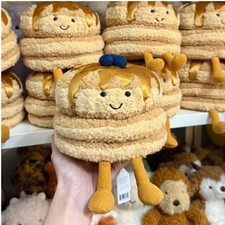 NWT Jelly Amuseables Fran Pancakes cat Soft Plush Stuffed Toy Birthday With Tag