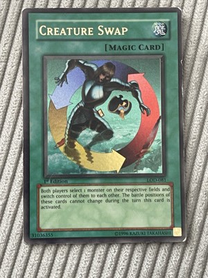 Yugioh creature swap , lod-081 Ultra Rare 1. Edition yu-gi-oh