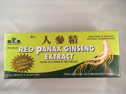 Royal King - Red Panax Ginseng Extrakt 6000mg (30 Fläschchen x 10ml) - 2 Boxen