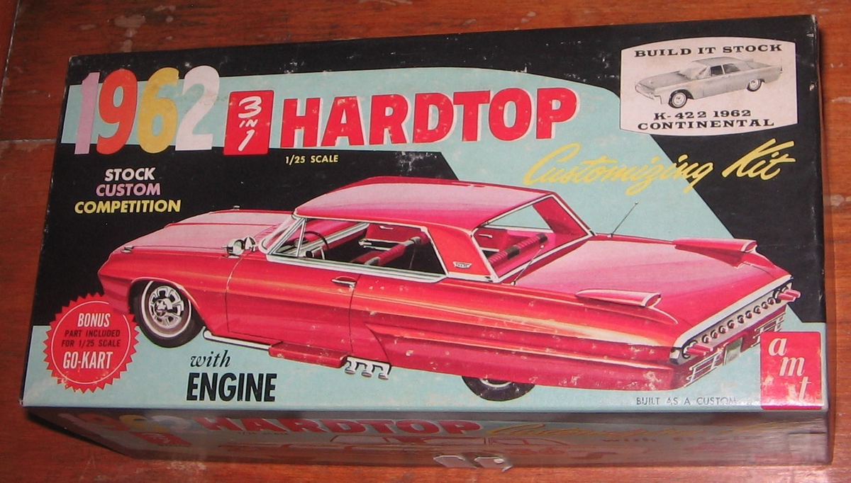 希少！激レア！当時物！amt '62 Continental 3IN1 AMT 1962 Lincoln Continental Hardtop Kit K-422 Annual 3-in-1