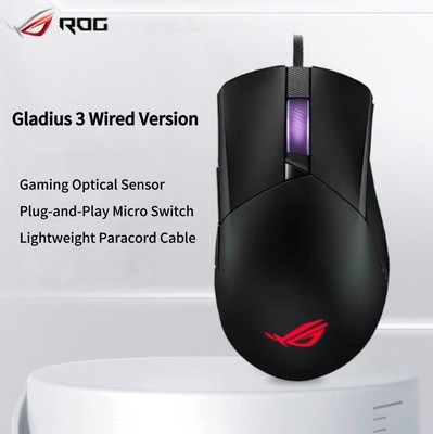 ASUS ROG Gladius 3 Wired RGB Mechanical Gaming Mouse 19000DPI
