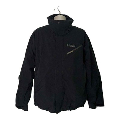 Columbia Titanium Men s Size XL Black Zip Up Insulated Waterproof Jacket Coat