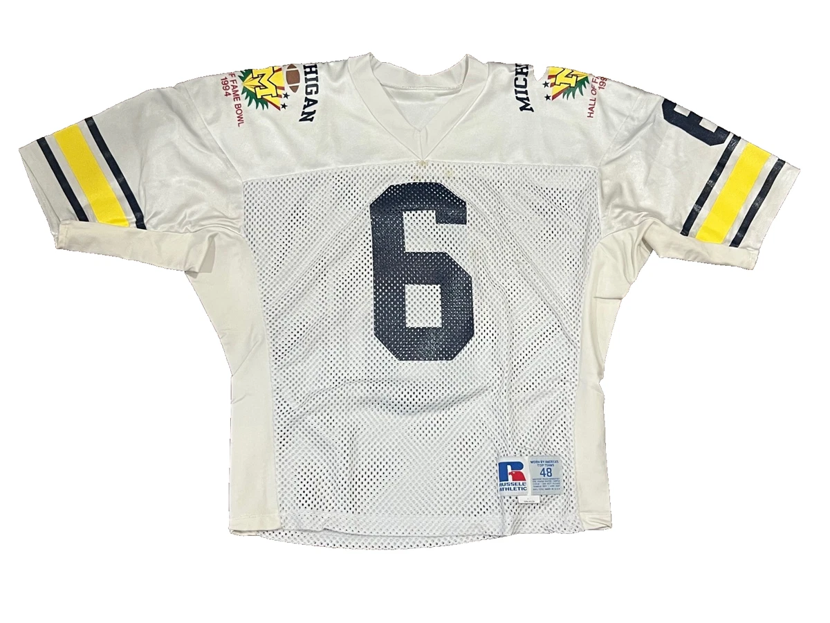 Ncaa Michigan Wolverines Satin Button Up Starter Jacket As-is