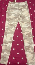 NWTS Victoria's Secret PINK Active leggings Tan Camo Size S, 28  inseam