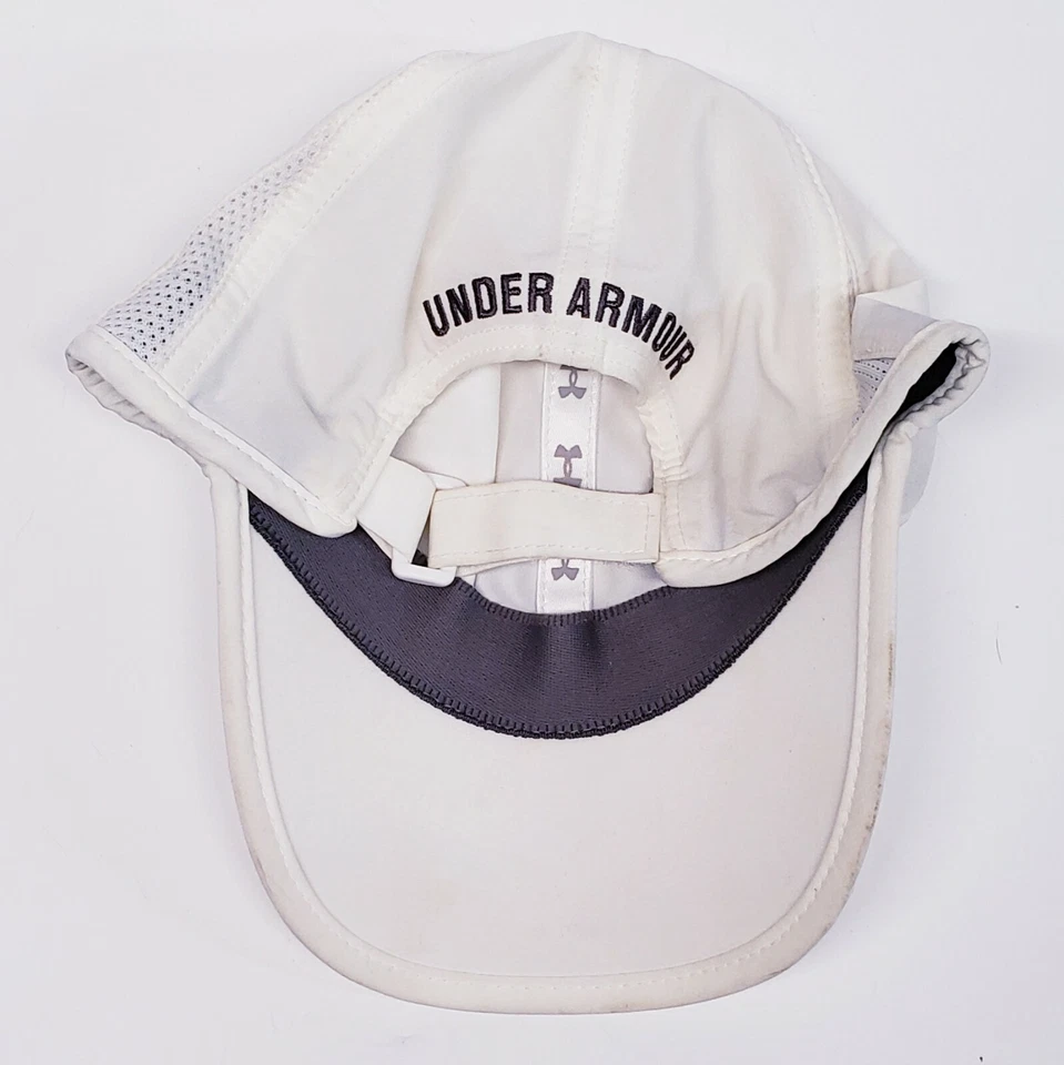 Under Armour UA Mujer Correr Ciclismo - Sombra - Gorra Sombrero - Blanco Correa OSFA Foto 3 de 4