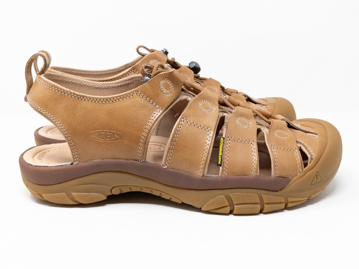 Keen Newport H2 Leather 20th Anniversary Sandals Natural Tan 