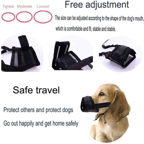 Museau à mâcher pour animaux de compagnie anti-écorce embout buccal en maille offres pour chien museau pour chien grand chien