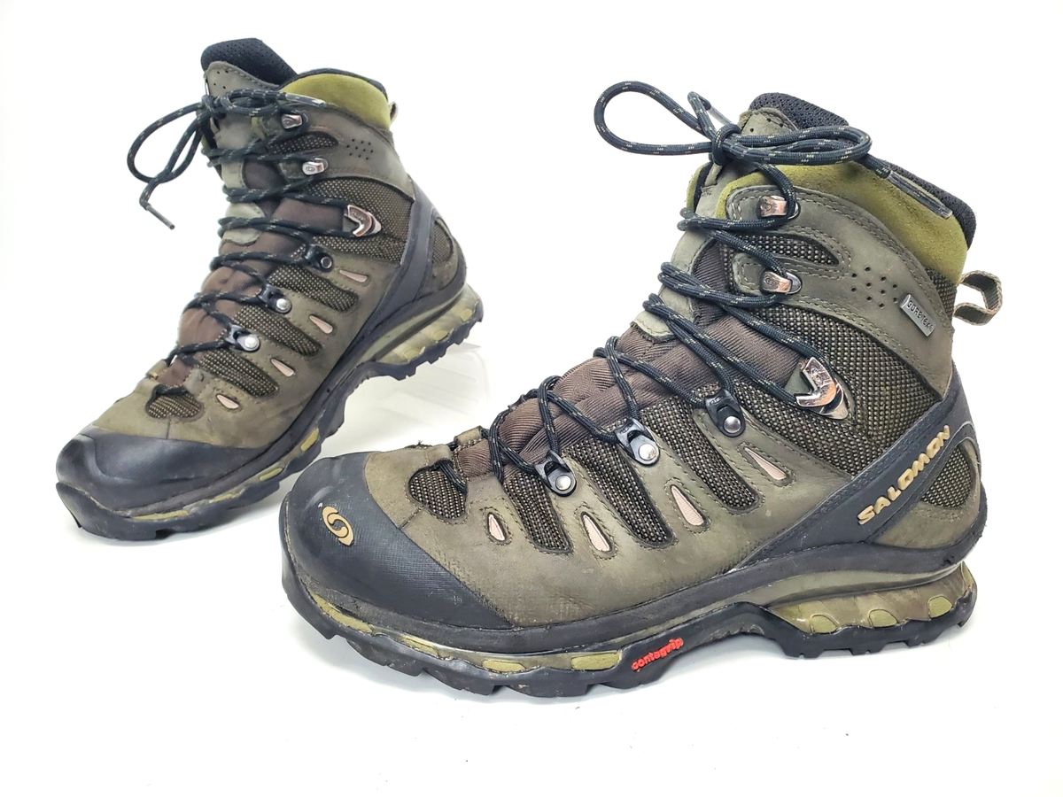 SALOMON QUEST 4D GTX Hiking Backpacking Boots Men's US 8 | eBay
