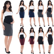 Purpless Maternity Pregnancy Workwear Formal Pencil Skirt Skirts1504