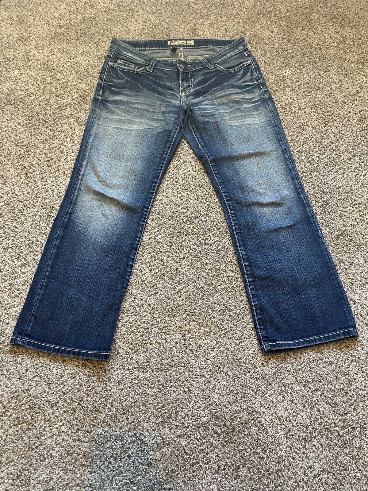 BKE Jeans Stella Women's 27 (30x26) Straight Leg Crop Jeans