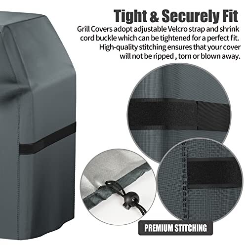 Günstige BBQ Grillabdeckung - Wasserdicht, Winddicht & Ausbleichbeständig - Bild 4 von 9