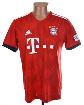  FC Bayern München 2018/2019 BAYERN MUNICH 2018/2019 HOME FOOTBALL SHIRT JERSEY ADIDAS SIZE S
