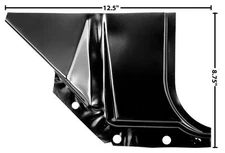 1960-66 Chevrolet Pickup Foot Well Panel - RH New Dii