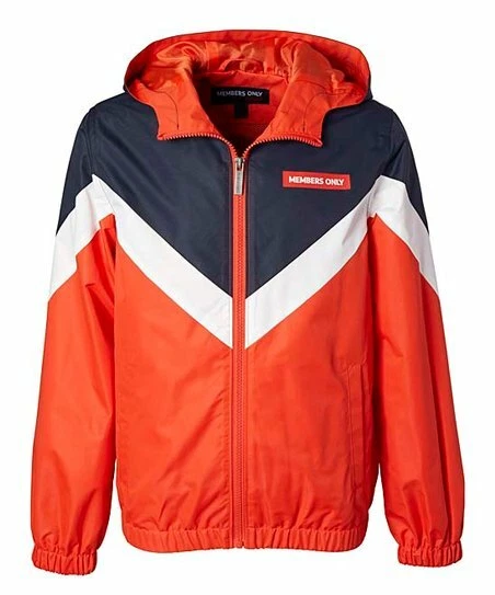 Members only color block clearance jacket
