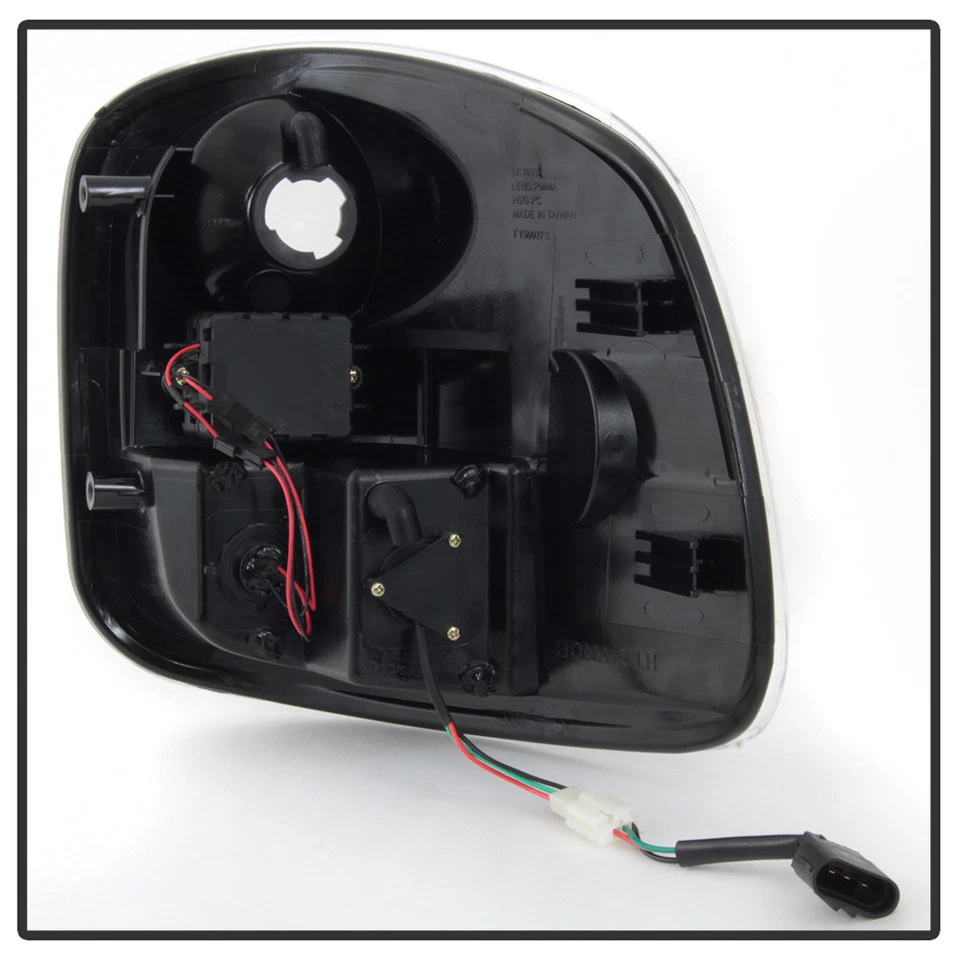 Black 1997-2003 Ford F-150 F150 Flareside Lumiled LED Tail Lights Brake Lamps - Image 4 of 4