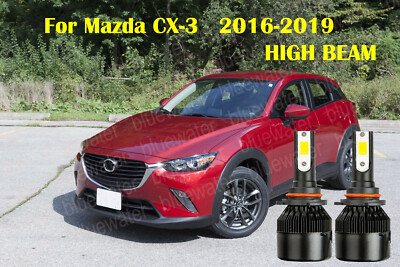 LED For Mazda CX-3 2011-2015 Headlight Kit 9005 HB3 6000K CREE Bulbs HIGH Beam